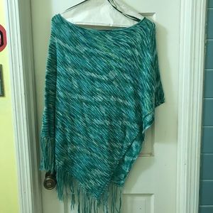 cable and gauge shawl